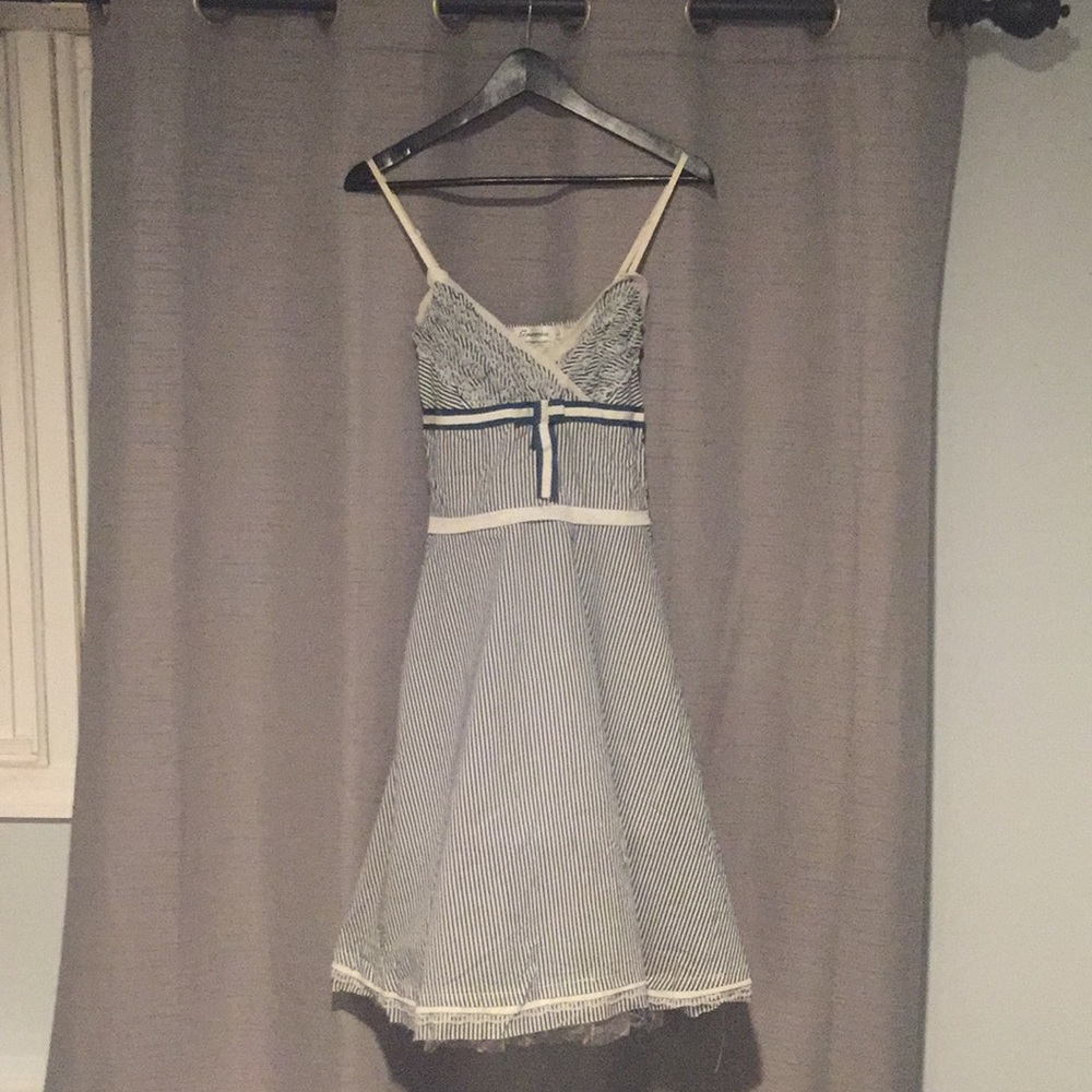 Sailor costume/Blue and white pinstripe dress